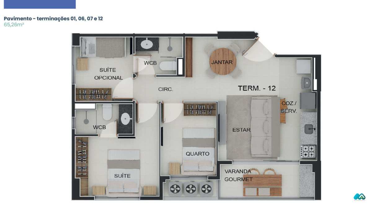 Apartamento, 2 quartos, 55 m² - Foto 15