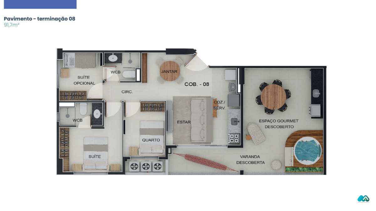 Apartamento, 2 quartos, 55 m² - Foto 17