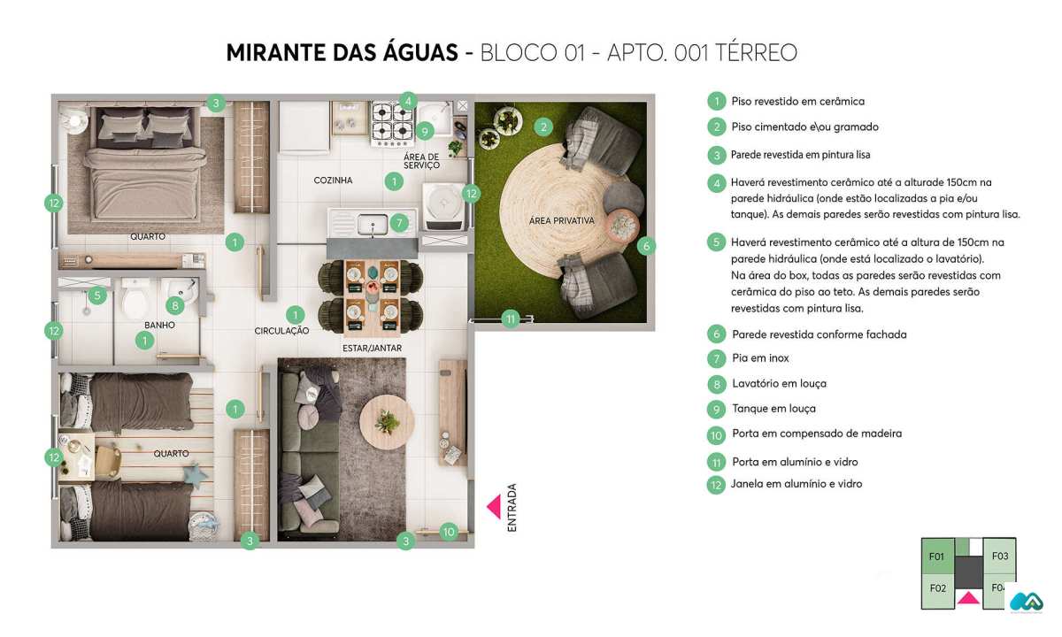 Apartamento, 2 quartos, 55 m² - Foto 9